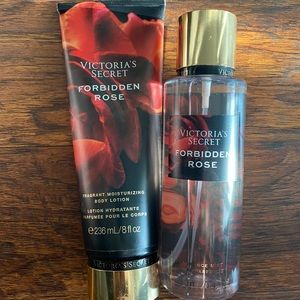 Victoria's Secret Forbidden Rose Set NWT